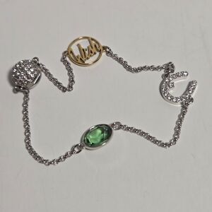 Swarovski Crystal Remix Collection Wish Bracelet Horseshoe Green St Patricks Day